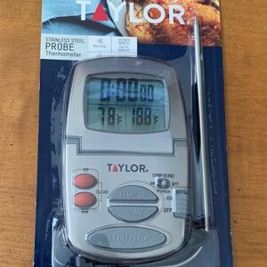 Taylor Digital Thermometer with Stainless Steel Probe